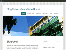 Tablet Screenshot of blog.mercubuana.ac.id