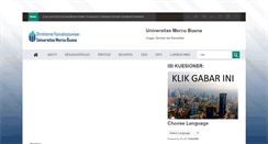 Desktop Screenshot of kemahasiswaan.mercubuana.ac.id