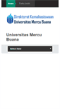 Mobile Screenshot of kemahasiswaan.mercubuana.ac.id