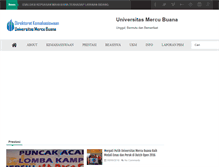 Tablet Screenshot of kemahasiswaan.mercubuana.ac.id