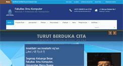 Desktop Screenshot of fasilkom.mercubuana.ac.id